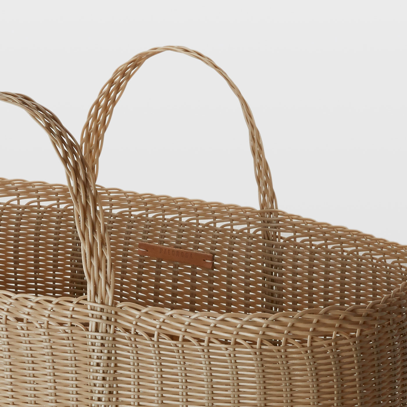 Palorosa Handwoven Flat Basket Large