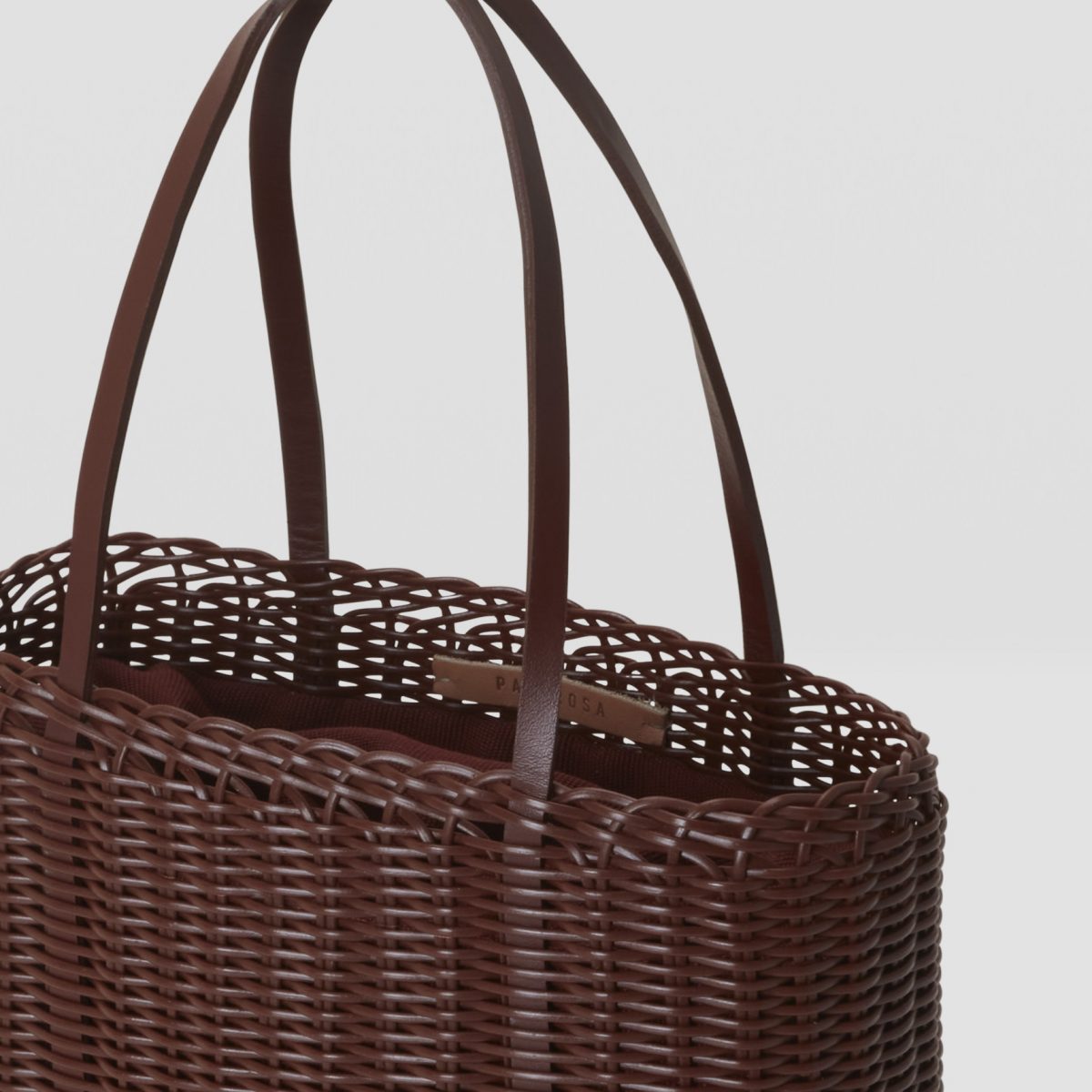 Mini Tote Leather | Chocolate - Palorosa